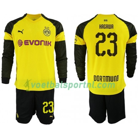 Borussia Dortmund Kagawa 23 Kind Thuis Tenue 2018-19 L/S